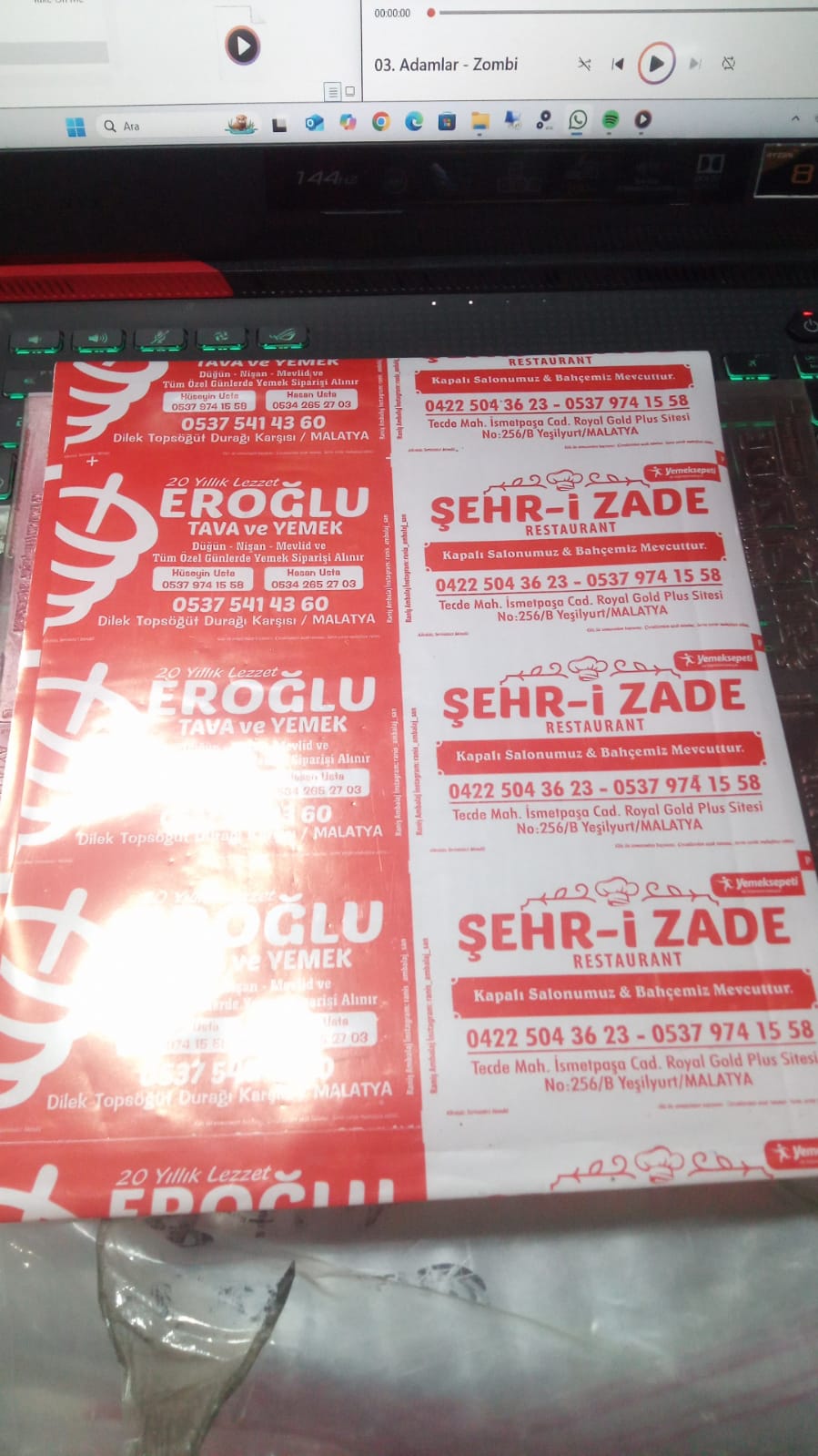 Eroğlu Tava ve Yemek-Şehr-i Zade Restaurant